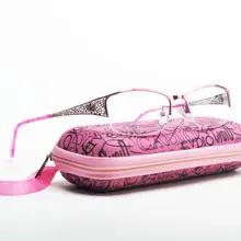 Женские оптические оправы для очков по рецепту с золотыми вырезами, оправа для очков с цветком, женские очки FML