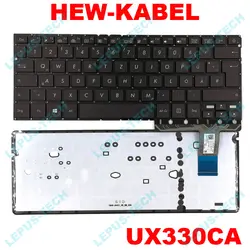 Клавиатура для ноутбука ASUS UX330C UX330 UX330CA немецкая клавиатура с подсветкой