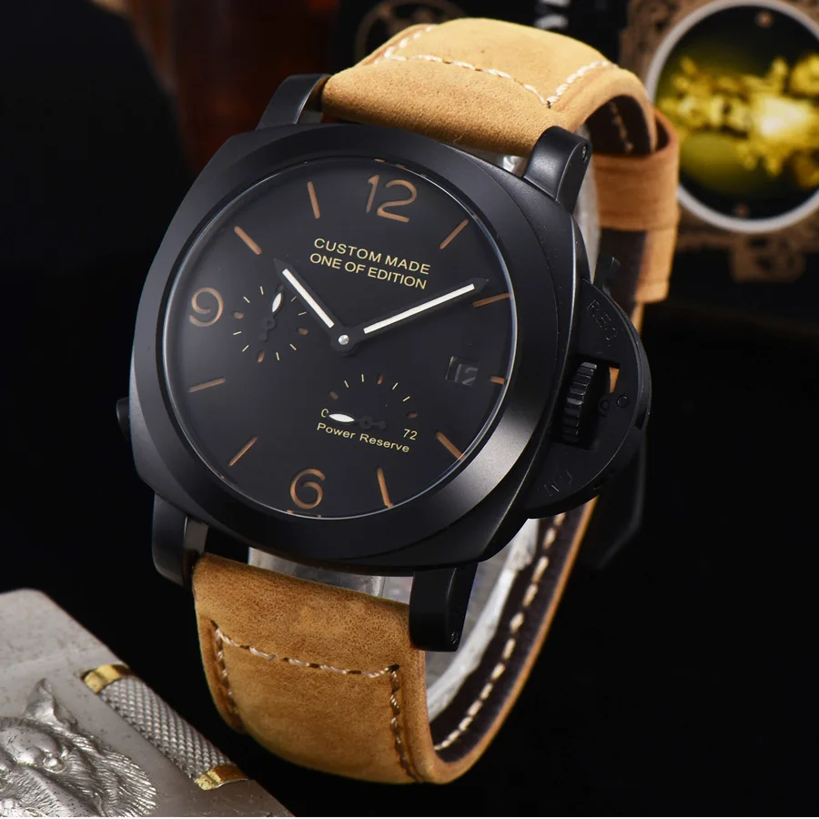 

Men's casual sports multi-function luminous small seconds calendar automatic mechanical watch swimming waterproof 44MM NH14