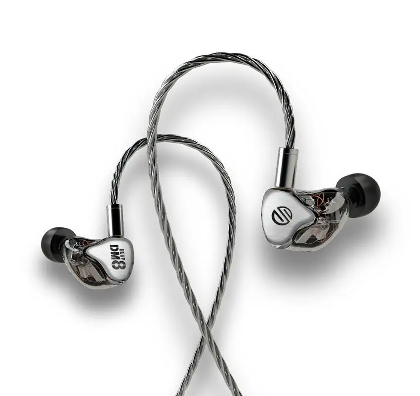 BGVP DM8 Knowles Sonion Balanced 8BA Hybrid In ear HIFI Monitor Music Noise Reduction Audiophile Musician MMCX Earphones Earbuds