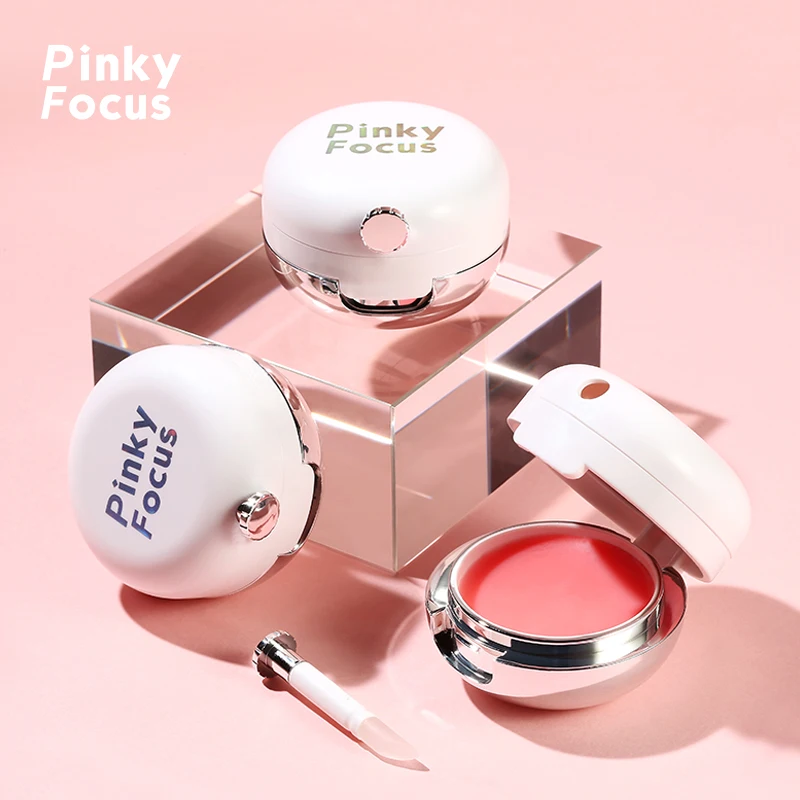 Pinkyfocus, Клубничная маска для губ, восстанавливающие губные вкладыши для удаления омертвевшей кожи, портативный макияж для женщин, увлажняющая маска для сна для губ PD099