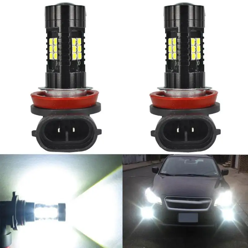 2 шт. светодиодная лампа для противотумансветильник р H8 H11 3030SMD 1800LM 6000K белая