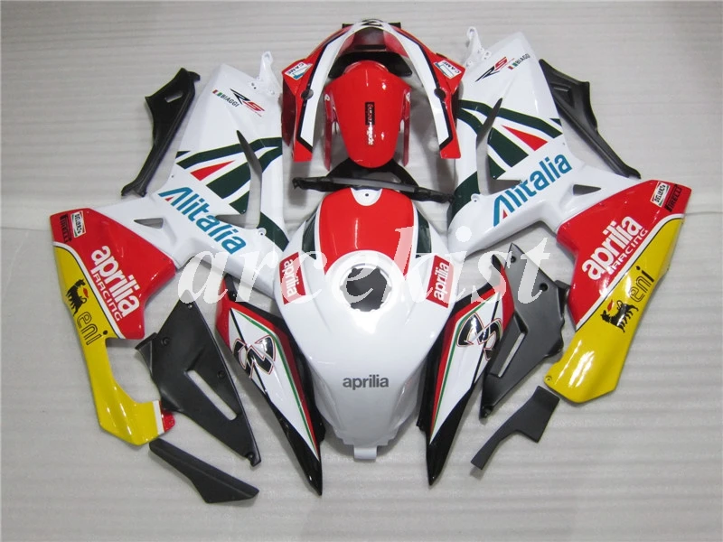 4 подарки литья под давлением ABS Полный комплект обтекателя подходит для Aprilia RS125 06 07 08 09 10 11 RS 125 2006 2007 2011 Пользовательские красный белый 3