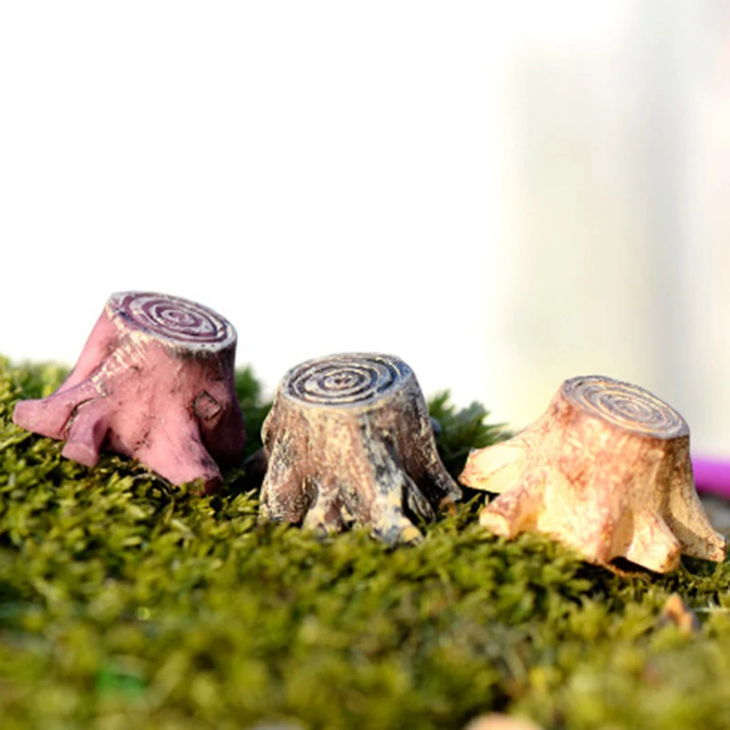 

Mini Tree Stump Stool Stub Butt Park Stool Woods Israel Model Small Statue Figurine Crafts Miniatures Home DIY Decoration
