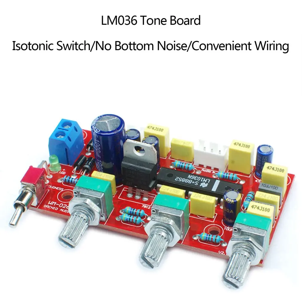 LM1036 OP-AMP HIFI усилитель предусилитель громкости тон эквалайзер плата управления DIY KIT и готовой продукции