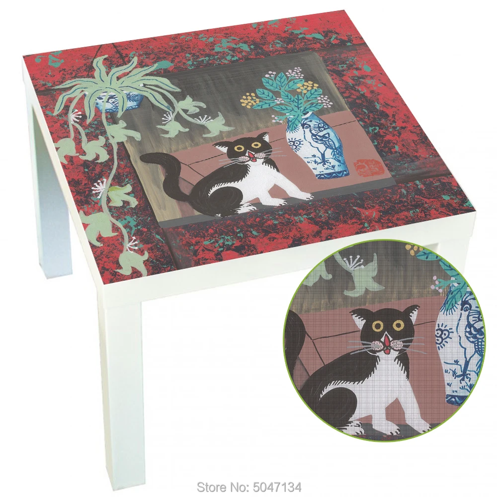 LK027 55x55 см наклейка Funlife городской светофорный стол настенная художественная мебель Съемная легко чистить водостойкие обои для детских столов - Цвет: LK027