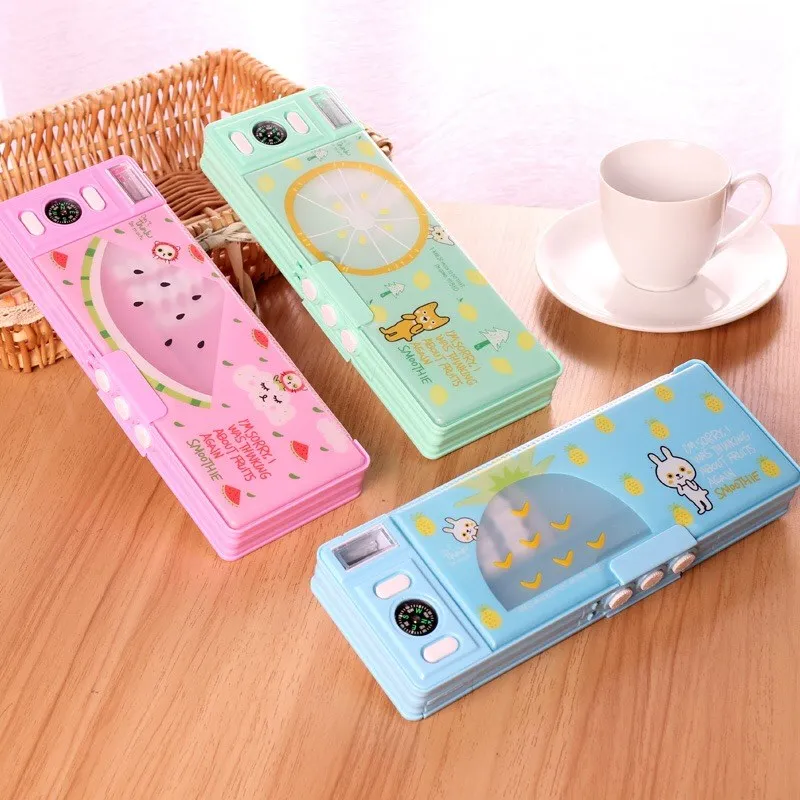 Multifunction Pencil Boxes Case With Coded Lock, Closu Two