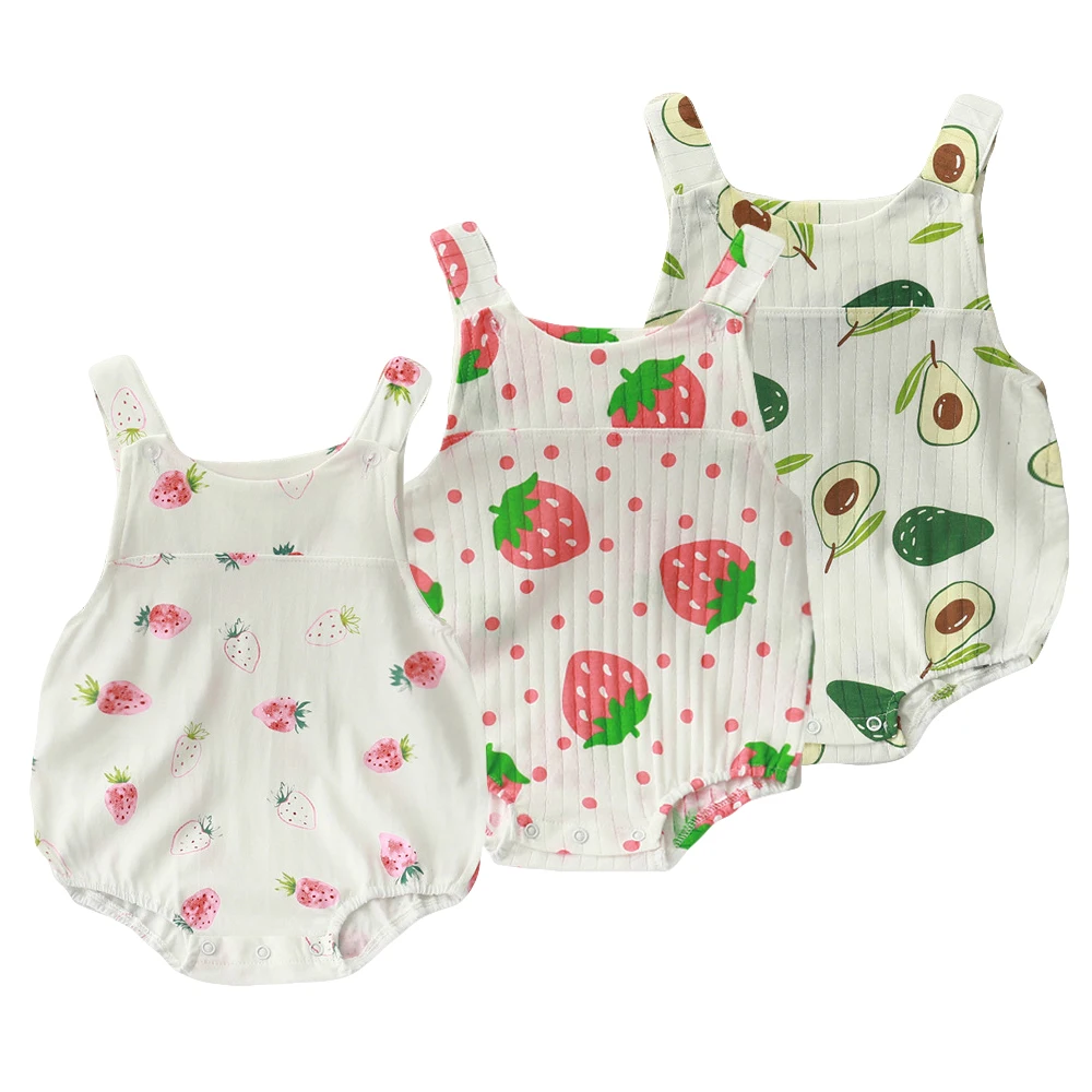 Baby Girl Boy Rompers Summer Sleeveless Babies Clothing Roupas Infantis