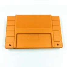 Оранжевый цвет сменный игровой картридж Пластиковый корпус для NTSC SNES игровая карта 16 бит игровая Карта Оболочка