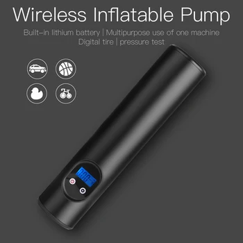 

Portable USB Charging Auto Tire Inflator Cordless Air Compressor Digital Display Air Pump LED Light Tire Pump For Car Motorcycle