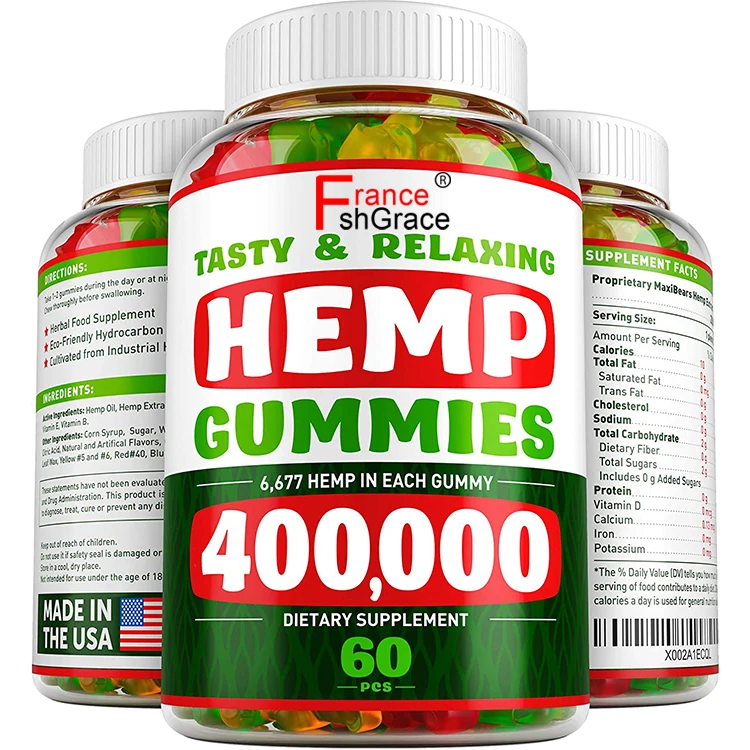 Лучшие продажи конопли надежный полный спектр экстракт КБР Gummies | Красота и
