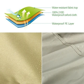 

Waterproof Cover 2/3 Seater Patio Swing Chair Outdoor Garden Hammock Canopy Seat Cover 160*120*170cm/223.5*152*183cm