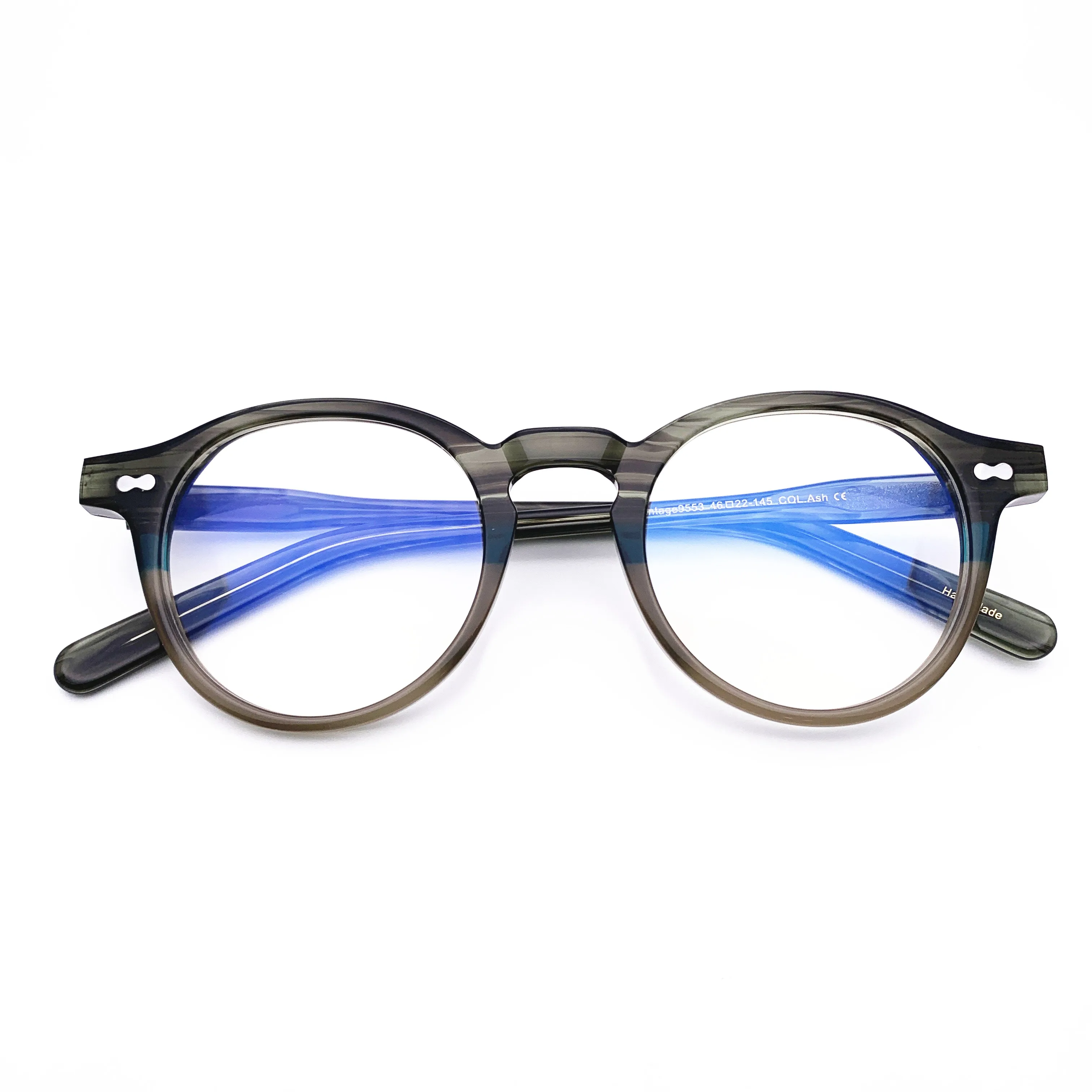 US $50.99 Belight Optical Men Italy Acetate Small Round Retro Vintage Prescription Eyeglasses Optical Spectacle Frame Eyewear Miltzen