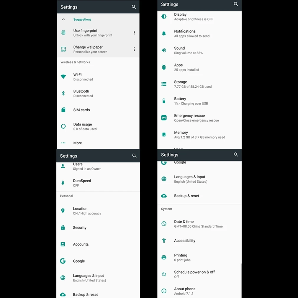 Смартфон Gome U7 4 Гб+ 64 Гб 5,9" 18: 9FHD 3050 мАч MTK6757CD 13 Мп Android 7,1 OTG NFC распознавание Радужки 4G LTE мобильный телефон
