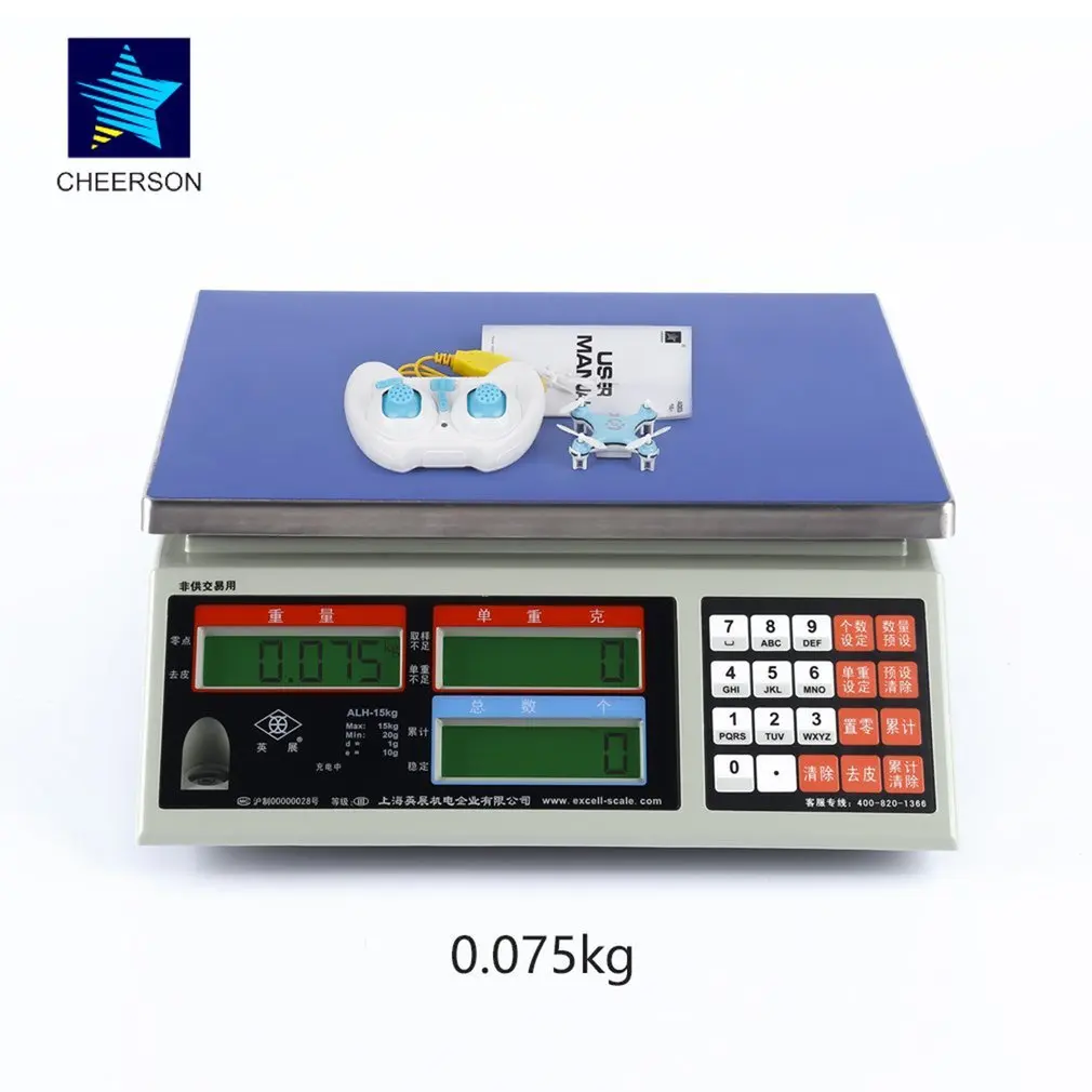 Радиоуправляемый квадрокоптер 4CH 2,4 GHz беспилотный синий для Cheerson CX-10 изысканно спроектированный прочный