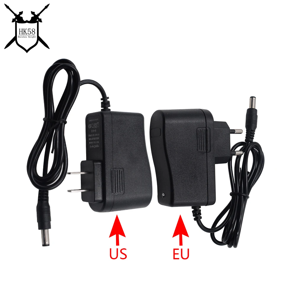 

4.2V2A 18650 li-ion battery charger US/EU plug DC 5.5 * 2.5MM 100-240Vfree civil masks for gift