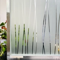 2 meter Matte Streifen Fenster Film Glasmalerei Dekorative Uv Aufkleber Datenschutz Gefrostet Selbst Klebe Film Fenster Aufkleber für Glas