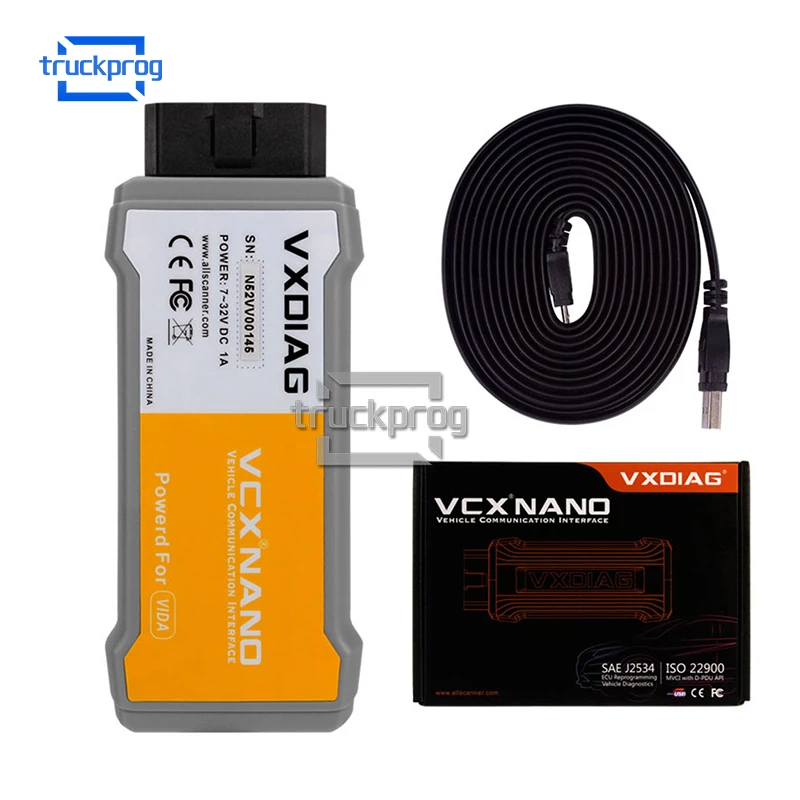 VXDIAG VCX NANO OBD2 Диагностический интерфейс 2014D для Volvo OBD Автомобильный диагностический сканер инструмент