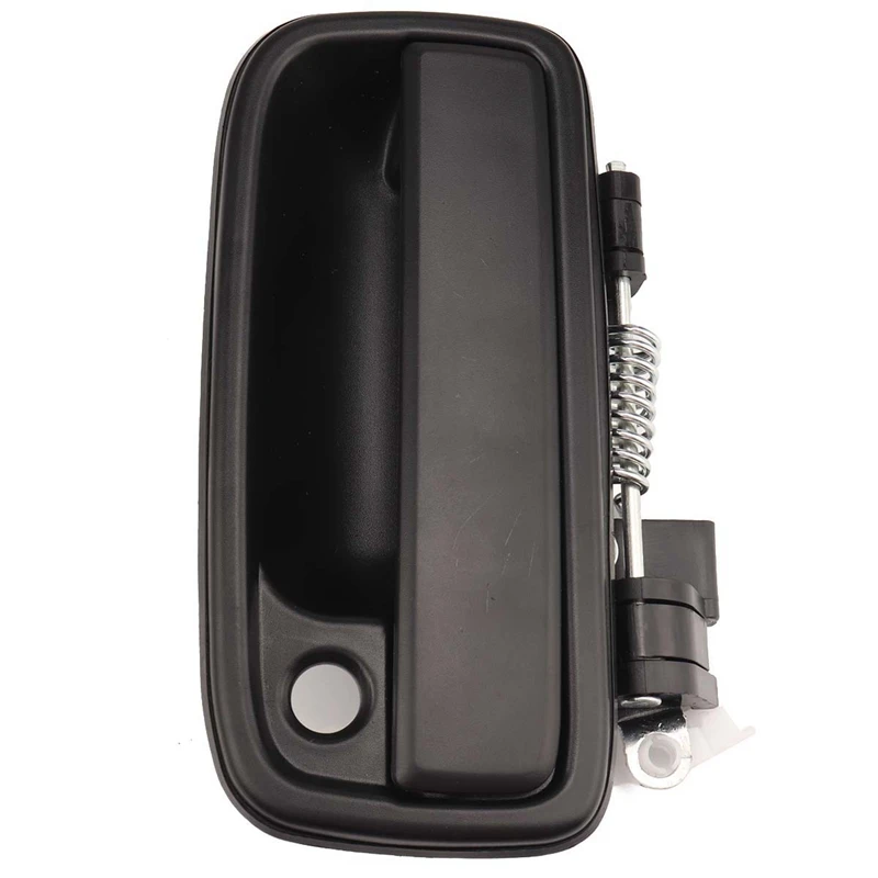 1 Pair Front Outside Door Handle Smooth Black for 95-04 Toyota Tacoma Pickup 69210-35070