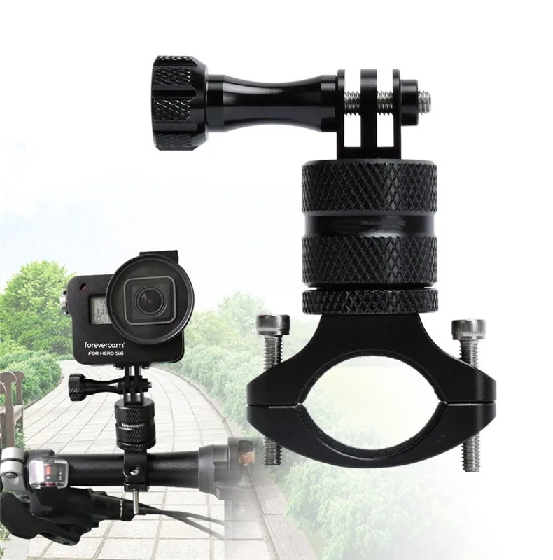 Камера для горных велосипедов руль для Gopro 7 6 5 моделей Экшн-камера s Крепление для горного велосипеда алюминиевый держатель для вращения на 360 градусов