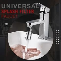 720 Degree Universal Splash Filter Faucet Spray Head Wash Basin Tap Extender Adapter Kitchen Tap Nozzle Flexible Faucets Sprayer