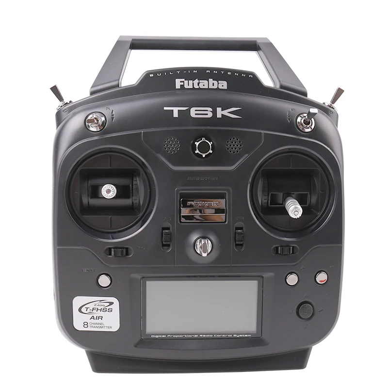 Original FUTABA T6K Remote Controller 8 Channal 2.4G Two-way Transmisson V2.0 Software with R3006SB Receiver