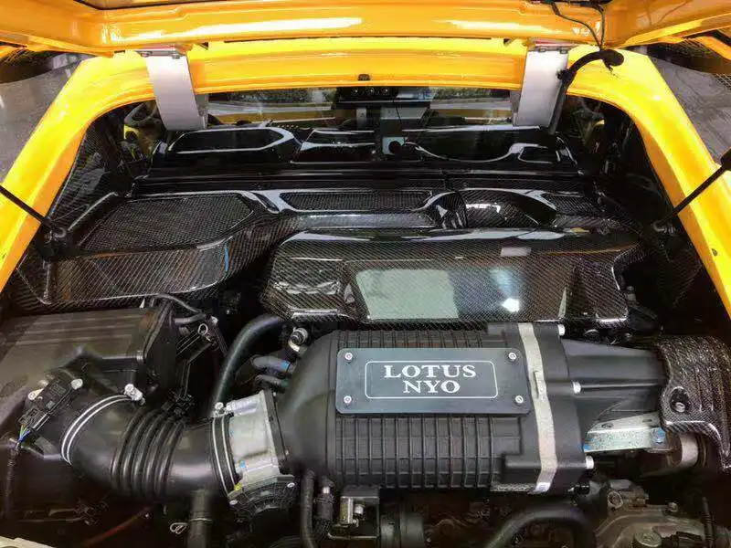 OLOTDI карбоновая Автомобильная накладка покрышка двигателя для Lotus Exige S up