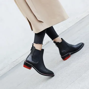 

Tanariya New Arrival Shoes woman Boots women Autumn/winter 2020 boots with thick heels