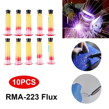 

10pcs Welding Solder Paste PCB SMD BGA Paste Cream RMA-223 Volume 10cc