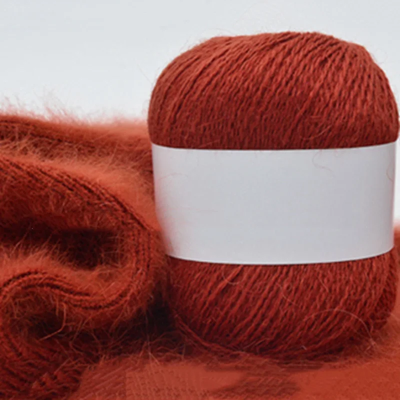 50 г/рулон Мохер Пряжа Вязание крючком Детская шерстяная пряжа для вязания свитер носки - Цвет: 7