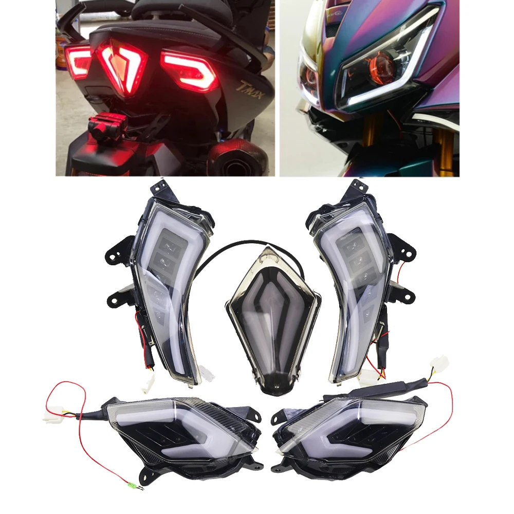Per Yamaha t max Tmax 530 TMAX530 2012 2013 2014 moto anteriore posteriore  indicatori di direzione fanale posteriore fanale posteriore a LED| | -  AliExpress