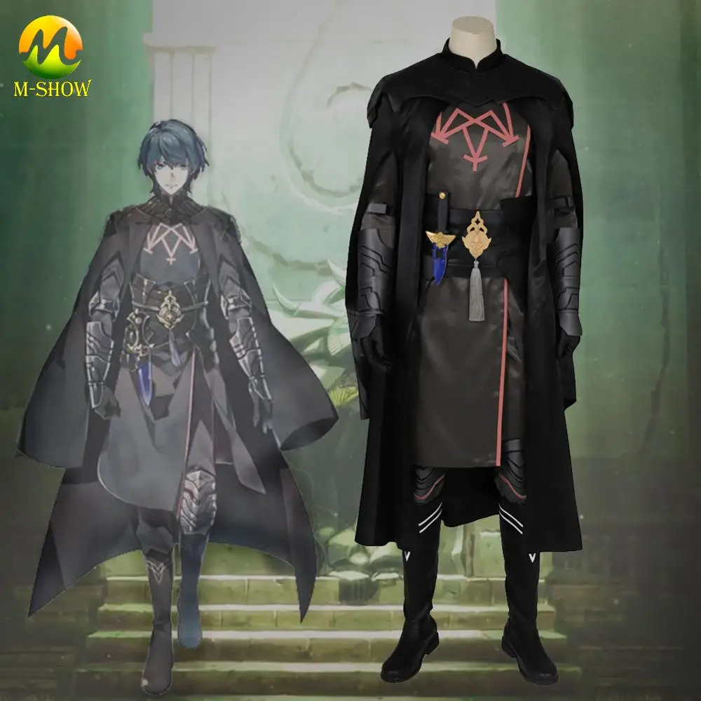 

Fire Emblem Three Houses Male Protagonist Byleth Cosplay Costume Halloween Costumes For Men