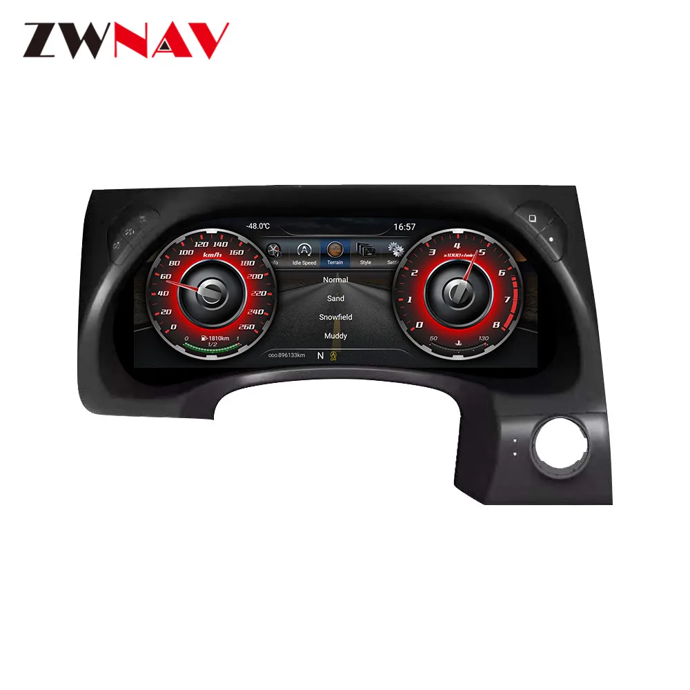 ZWNAV дисплей приборной панели для Nissan Patrol lcd Android 7 автомобильный инструмент головное устройство gps навигация мультимедийный плеер