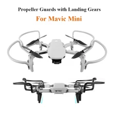 Quick Release Propeller Guards with Landing Gear For DJI Mavic Mini Safe Landing and Flying Foldable Propeller Drone Accessories