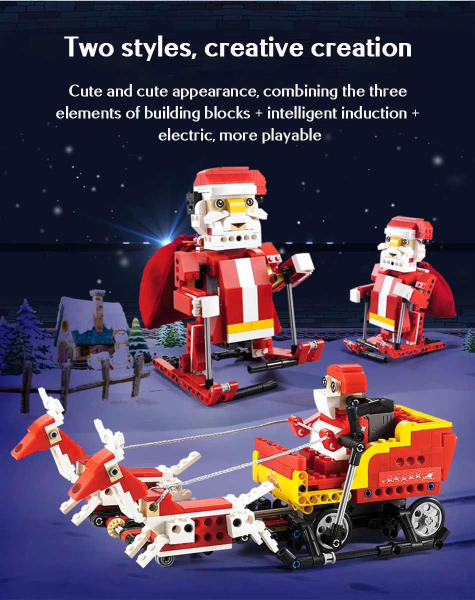 CADA C51034 Santa、Snowmobile