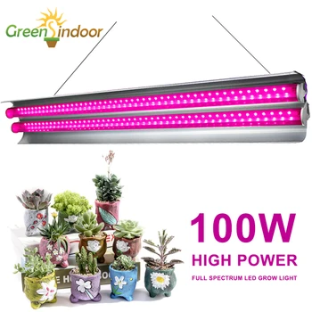 Full Spectrum 100W LED Grow Light Indoor Strip Growth Lamp For Plants Growing Tent Fitolampy Phyto Seed Flower Growth Light Bulb 1