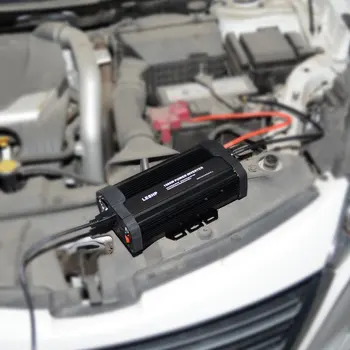 

LESHP Portable Car Inverter 1500W Solar Inverter 12V DC 110V AC Modified Charger Power Converter Adapter for TV DVD Player