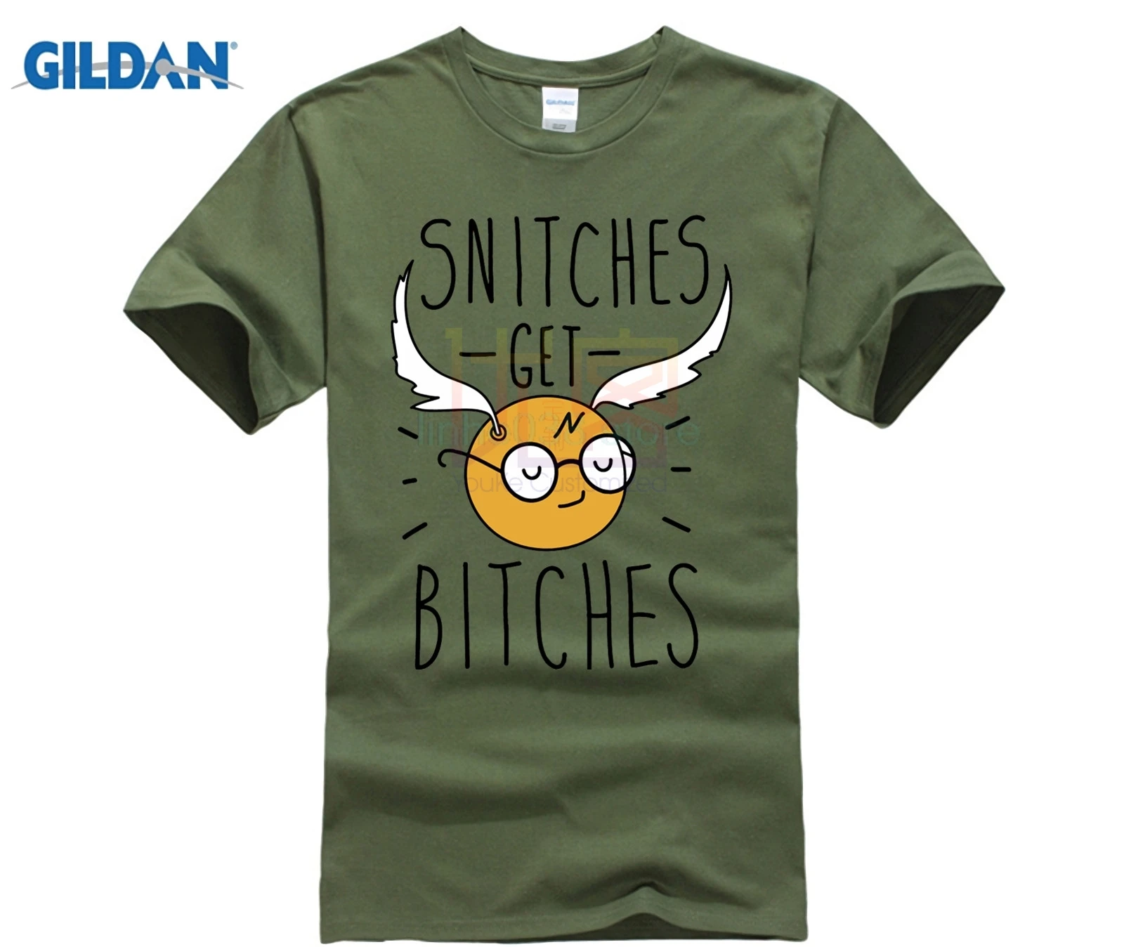 

Asian size T-shirt harry tee Snitches get bitches T-Shirt potter top