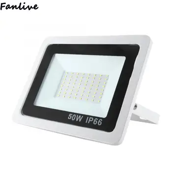 

10pcs led strahler AC220V 50W Waterproof LED Spotlight Cold White Wall Light for Garden Courtyard Outdoor warm white