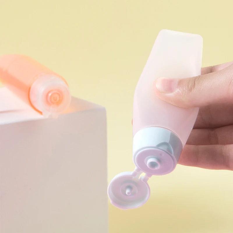 

1pc 30g 50g Empty Squeezed Soft Travel Tube Bottle For Shampoo Lotion Washing Face Washing Hand Cream Personal Care Tubes Tin