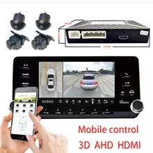 Controle remoto 2021 para celular 360, sistema de imagem panorâmica suporta ahd1080, hdmi, monitoramento de estacionamento, alta definição, alcance