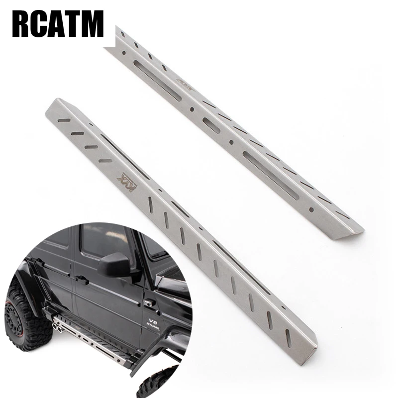 Металлическая защита педали из нержавеющей стали для 1/10 Rc Crawler Traxxas TRX 6 G63 1