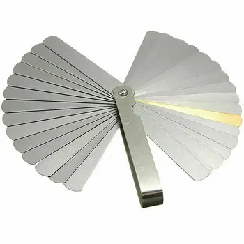

32 Blades Feeler gauge 1pc Thickness Measuring Metric 0.03-1mm 0.001-0.040inch Hot New