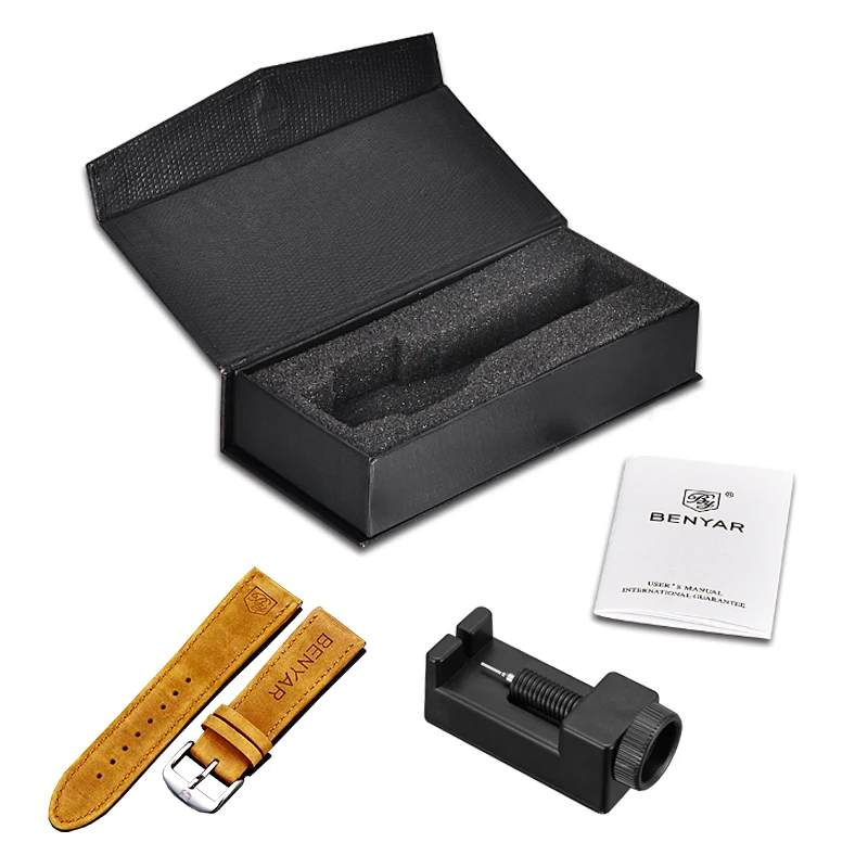 BENYAR Watch Men Set Watches BOX Strap removal tool