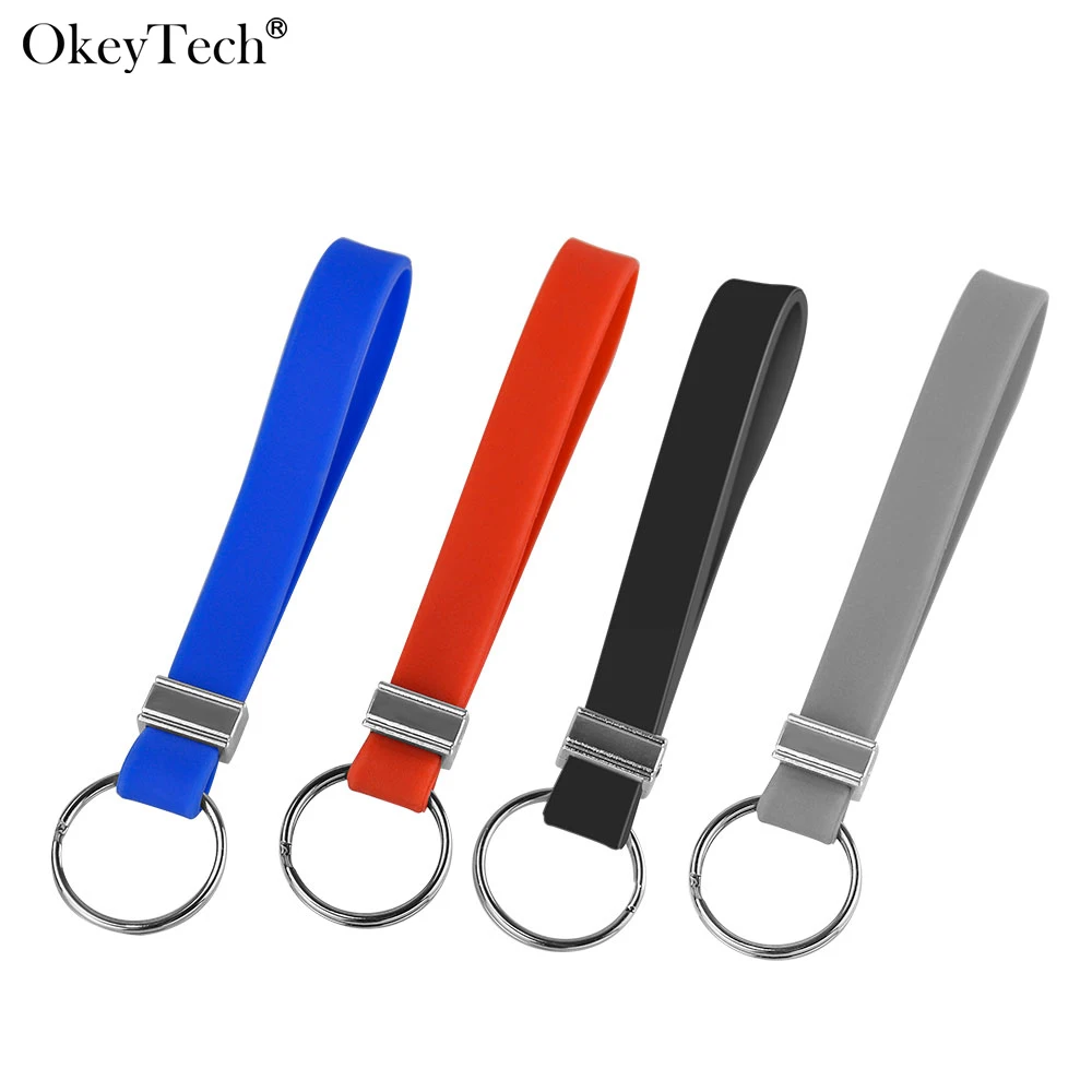 Okeytech Новый стильный силиконовый резиновый брелок для ключей Renault Volkswagen Ford Audi Hyundai