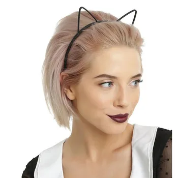 

Accessories Sweet Hair Band for Girls Hair Ornaments Party Props Headwear Fashion Cat Ears Tiara Princess Headband