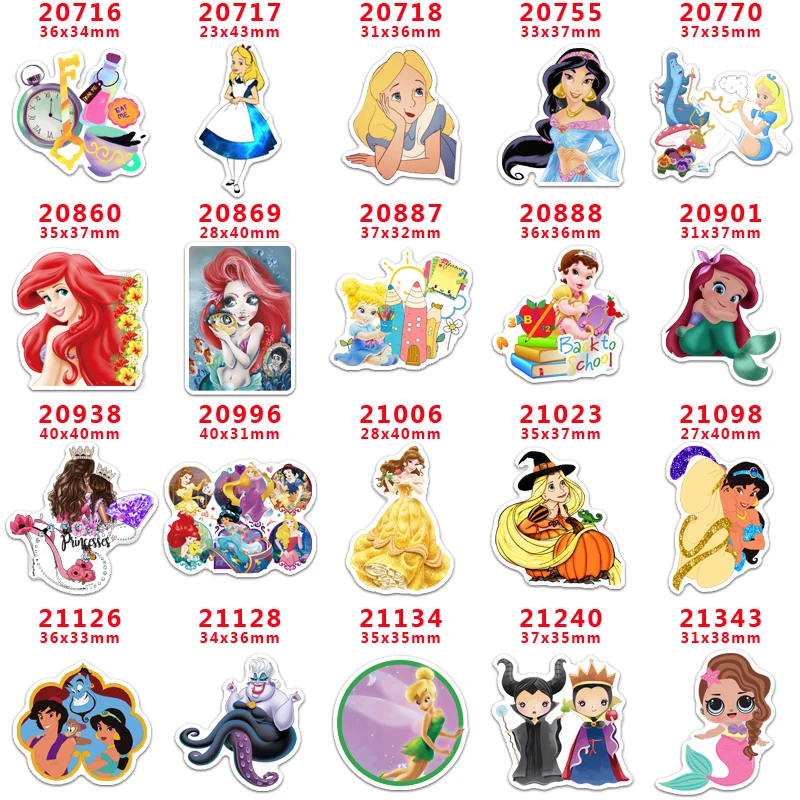

Free shipping 30 pcs planar resin princess resin pr20716