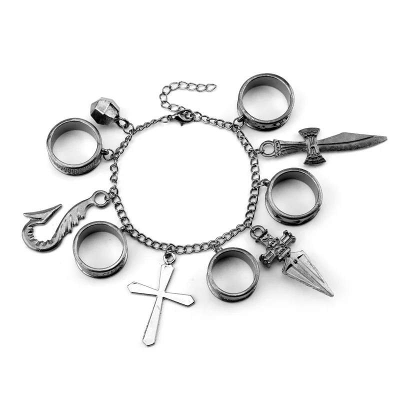New Cosplay Anime Hunterr-x-Hunterr Kurapika Bracelets Men Women costume prop Bangle Bracelet Girl Boy Cos Hand Chain Gift | Украшения и