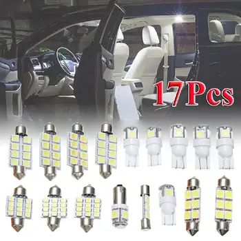 

17pcs White Car Interior LED Light Kit Dome Light Map Lamp With Tool for Volvo V70 XC70 02-07