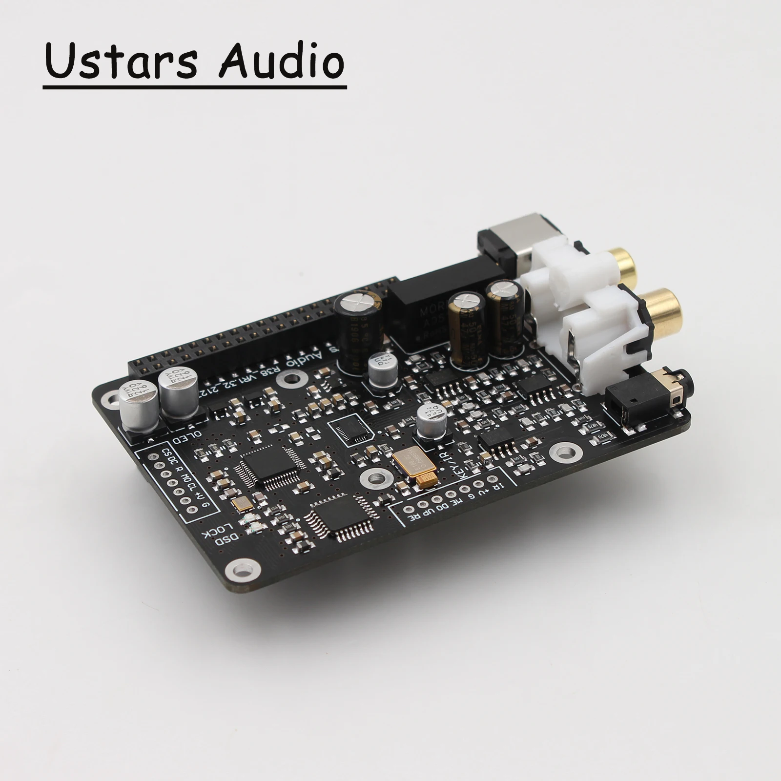 Raspberry pi Dac Decodificador Board 4b 3b Transmissão Digital Iis 768khz Dsd512 Solução Dura Novo R38h - Image 5